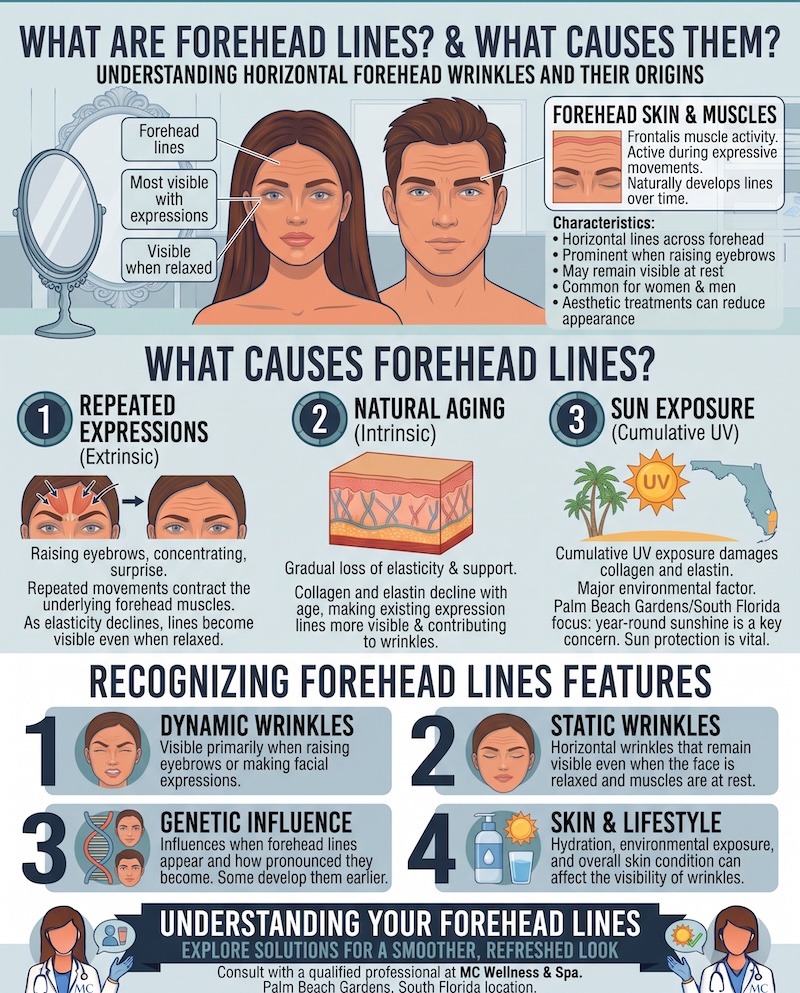Forehead Lines Treatment in Palm Beach Gardens Infographic-800
