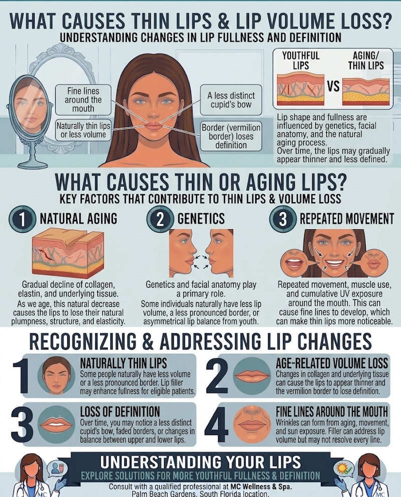 Lip Filler in Palm Beach Gardens Infographic